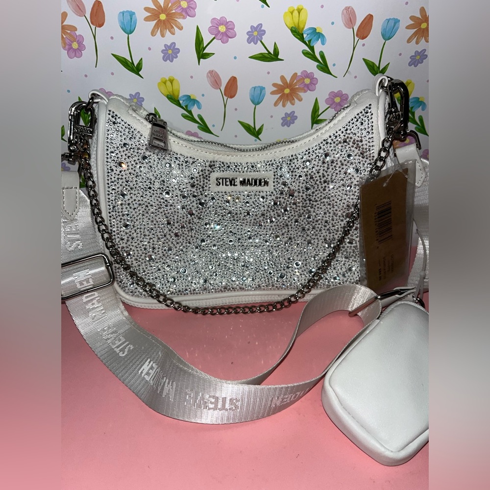 NWT Steve Madden Rhinestone Crossbody